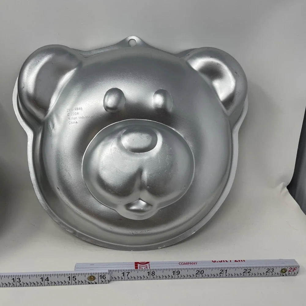 Lot Of 2 Wilton Cake Pans Teddy Bears Vintage